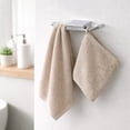 thumbnail image 2 of Evideco French Home Goods Indoor Bathroom Rust Resistant Wall Mount Towel Hooks with Mounting Hardware, Silver, 2 of 7