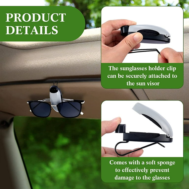 Car sun visor sale glasses holder clip