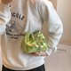 thumbnail image 1 of Bolso de mano para mujer, bolso de moda, bolso de cubo, bolso de cadena, bolso de mensajero simple (verde), 1 of 6