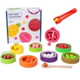 thumbnail image 1 of Juguetes de educación temprana pelotas en tazas juguetes juguete cognitivo los mejores regalos para niños y niñas, 1 of 9