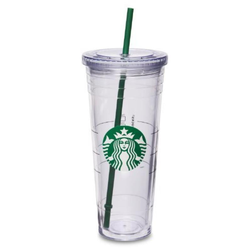 NEW Starbucks Venti Clear Double Wall Acrylic Cold Cup 24oz Tumbler