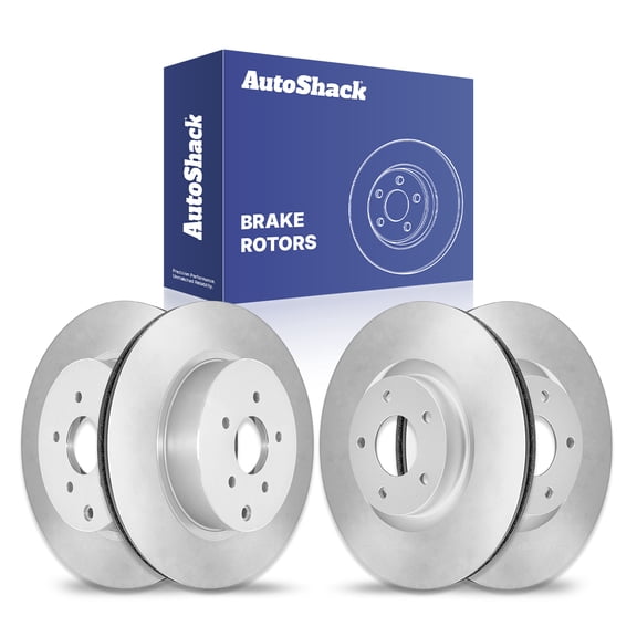 AutoShack Front & Rear Brake Rotors | Replacement For 2009-2011 Nissan Murano 3.5L V6 AWD FWD | 4-PC Set