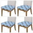 thumbnail image 2 of Easygdp Corgi Dog Square Chair Cushion Cover Stretch Chair Seat Covers Removable Washable for Hotel, Bedroom, Office, 2 of 9