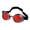 C, variant on Unisex Vintage Punk Glasses Welding Style Goggles Color Lens Fashion Eyewear for Halloween Party Daily Use