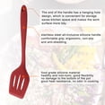 thumbnail image 3 of Cooking Silicone Spatula Set Heat Resistant Turner Scraper Baking Utensils Red 5pack, 3 of 7