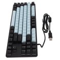 thumbnail image 4 of Teclado mecánico para jugar, interruptor azul, retroiluminación RGB de 87 teclas, Teclado mecánico con cable USB para ordenador portátil, ordenador de escritorio, azul y negro, 4 of 10