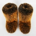thumbnail image 2 of Women's faux fur boots furry snowshoes elegant and stylish booties warm and comfortable non-slip outdoor flats, 2 of 4