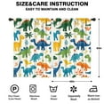 thumbnail image 2 of Blackout Kids Curtains,Cute Dinosaur Pattern Childrens Insulated Curtains Set Of 2,Bedroom Essentials,Toddler Room Decor 42x63in(106x160cm), 2 of 4
