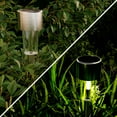 thumbnail image 5 of Pure Garden Stainless-Steel Outdoor LED Solar Lights 12-Pack (Silver), 5 of 7