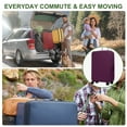 thumbnail image 7 of Uxcell Luggage Cover, Suitcases Covers Elastic Carry on Protector Washable Luggage for Trips Travel Business Purple Red 22-24 inch, 7 of 7