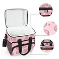 thumbnail image 6 of FORMRS Insulated Cooler Bag 24 Cans Capacity Soft Leakproof Lunch Box with Side Pockets, Phones and Hearts, 6 of 7