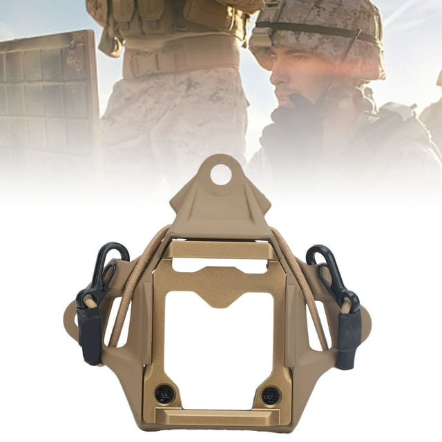 Helmet NVG Mount Shroud Sports Camera Night Vision Device Aluminum Alloy Holder Base for Outdoor Adventures