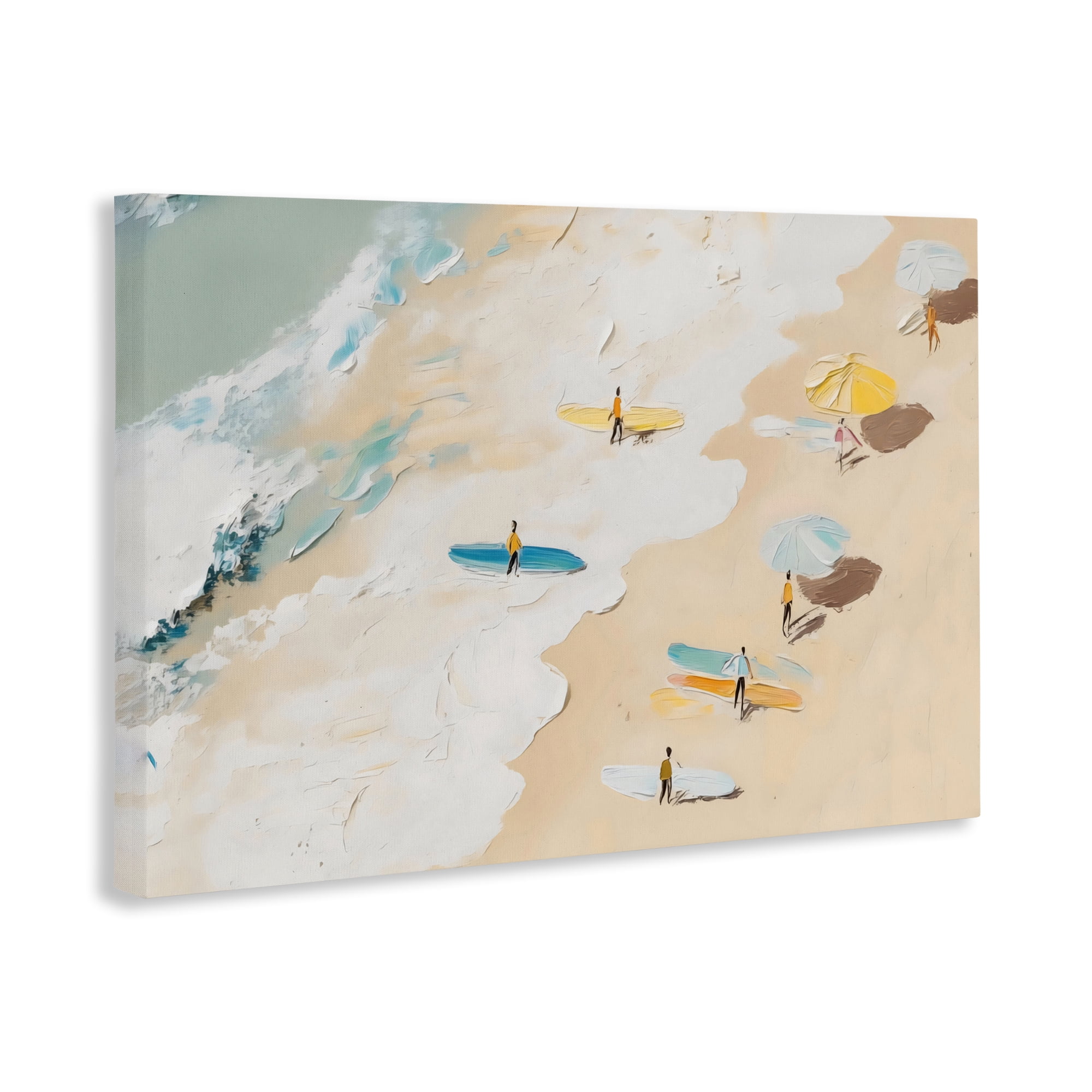 Stupell Industries Beach Surf Summer Scene Canvas Wall Art, design by LSR Design Studio