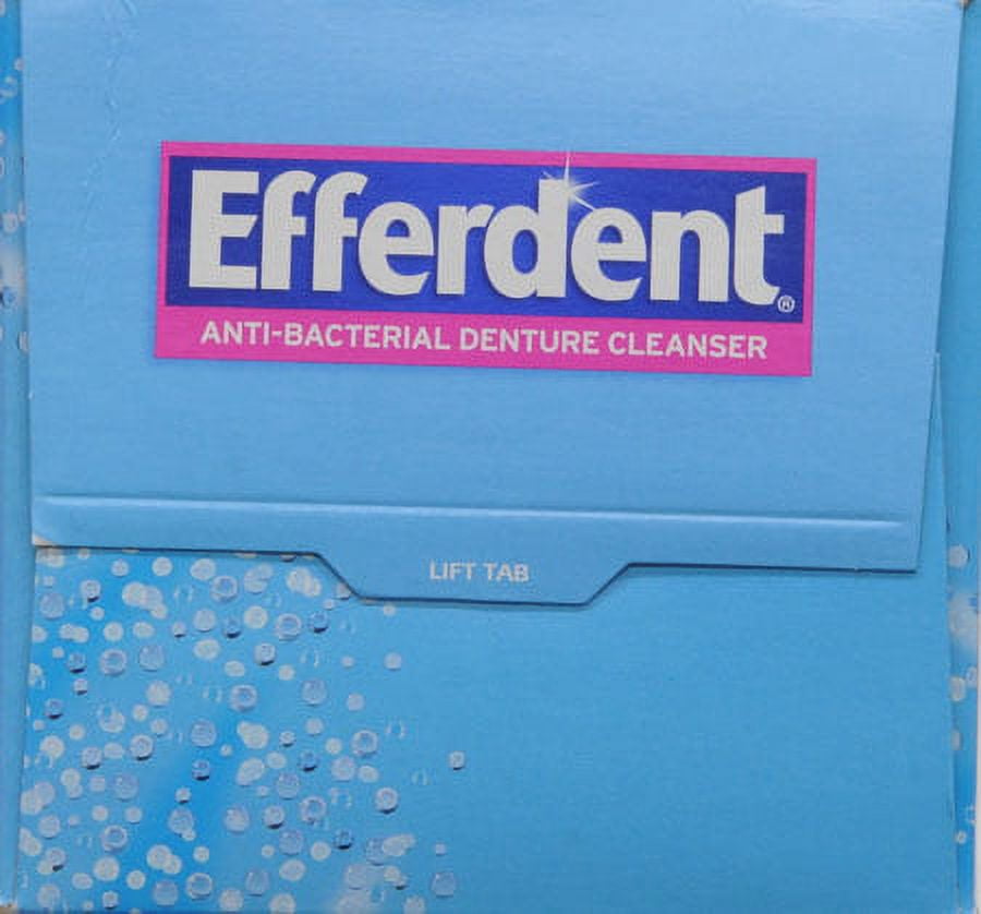 Efferdent Denture & Retainer Cleanser Tablets, 120 Tablets