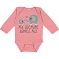 thumbnail image 3 of Inktastic My Glamma Loves Me Grandchild Boys or Girls Long Sleeve Baby Bodysuit, 3 of 5
