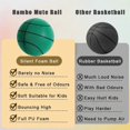 thumbnail image 2 of The Silent Basketball - Premium Material, Silent Foam Ball Green 21cm, 2 of 4