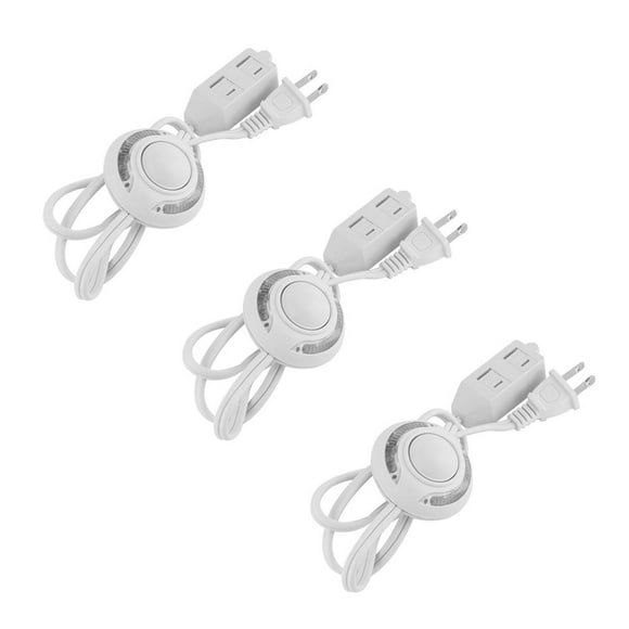 Extension Apagador De Pie 3 Contactos 90cm 3Pzs