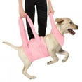 thumbnail image 4 of Kit de ayuda para pasear perros, collar auxiliar con correa y asa de elevación, soporte para la recuperación de mascotas mayores y enfermas, color rosa XL, 4 of 14