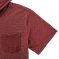 thumbnail image 3 of Beautiful Giant Casual Kids Husky Boys Knitted Short Sleeve Hooded T-Shirts Sizes 8H-18H, 3 of 6