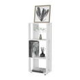 thumbnail image 4 of Miekor Furniture White Bookcase in Melamine with Open Storage 44736, 4 of 6