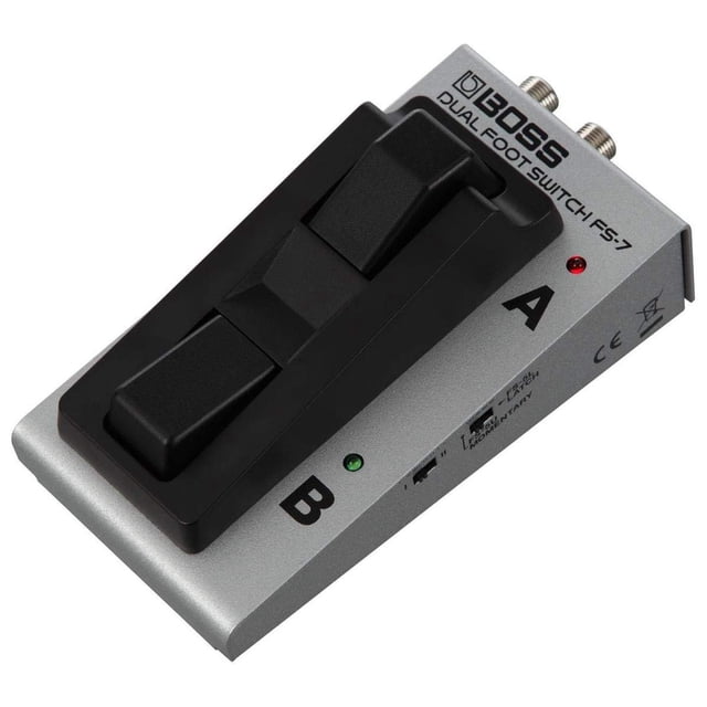 Footswitch BOSS FS-7 Compact Dual para instrumento musical