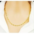 thumbnail image 3 of K-KED Heart-shaped chain 22K 23K 24K Thai Baht Gold Filled Yellow GP Necklace/10g, 3 of 4