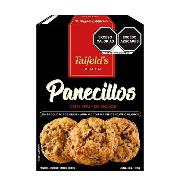 Panecillos Taifelds Premium con Frutos Rojos 180g