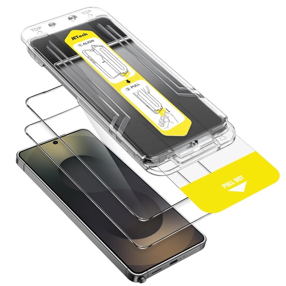 JETech Screen Protector for Samsung Galaxy S26 Ultra, 10-Second Installation Kit, 2-Pack