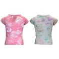thumbnail image 2 of Nintendo Animal Crossing Girls Tees 2-Packs, Animal Crossing New Horizons Girls T-Shirt 2-Pack Bundle Sets (Pink/White, Sizes 4-16), 2 of 3