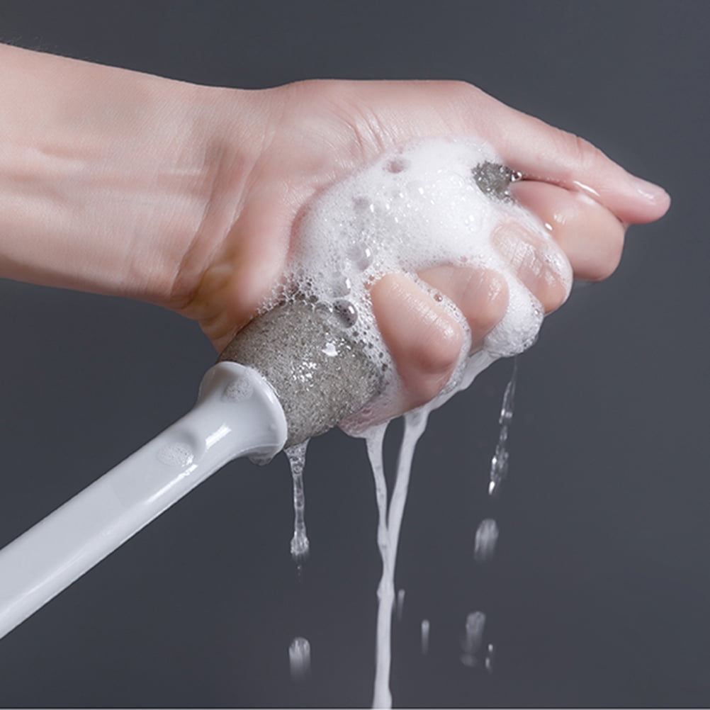 RENACLIPY 2PCS Sponge Bottle Cleaner White for Cleaning Hard to Reach Areas