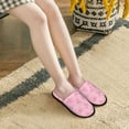 thumbnail image 5 of Slippers for Women, Pink Bows Womens Slippers Fuzzy Winter House Shoes, Soft Anti-Skid Slippers Indoor and Outdoor, 5 of 7