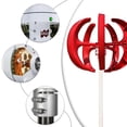 thumbnail image 3 of Low Speed 2M/S 12V 24V AC 400W Vertical Wind Turbine Generator Home Windmill Kit MPPT Controller For Boad Light Battery ,Easy Installation, 3 of 6