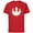 Red, variant on Star Wars Hanukkah Menorah Rebel Alliance A Little Light - Short Sleeve Cotton T-Shirt for Adults - Customized-Black