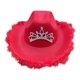 thumbnail image 3 of Sombrero de vaquero Strade Fareast Limited elegante rojo, 3 of 8