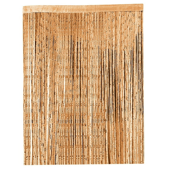 ODOMY 100x200CM Glitter String Curtains Window Door Curtain Fringe Panels Room Divider for Home Decor