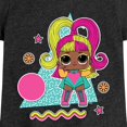 thumbnail image 3 of LOL Surprise! Dolls - Glow Grrrl Retro Styled - Toddler & Youth Girls Short Sleeve Graphic T-Shirt, 3 of 5