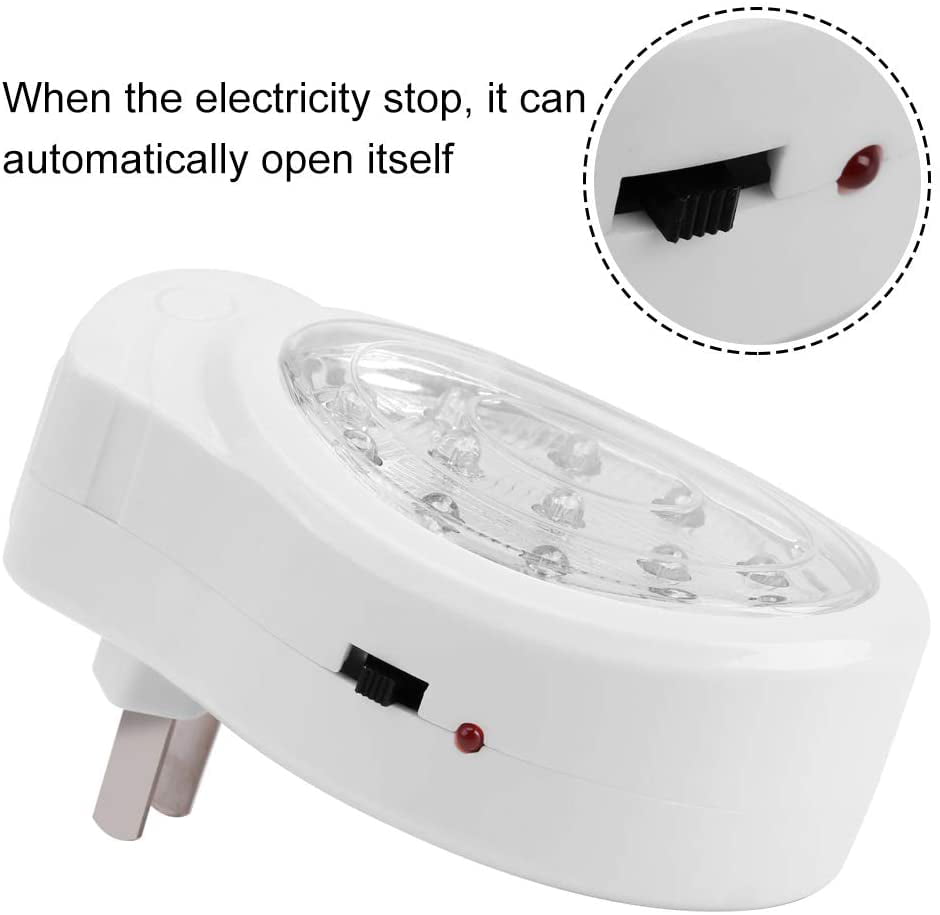 13 LED Rechargeable Emergency Automatic Power Failure Outage Light Lamp Plug In 