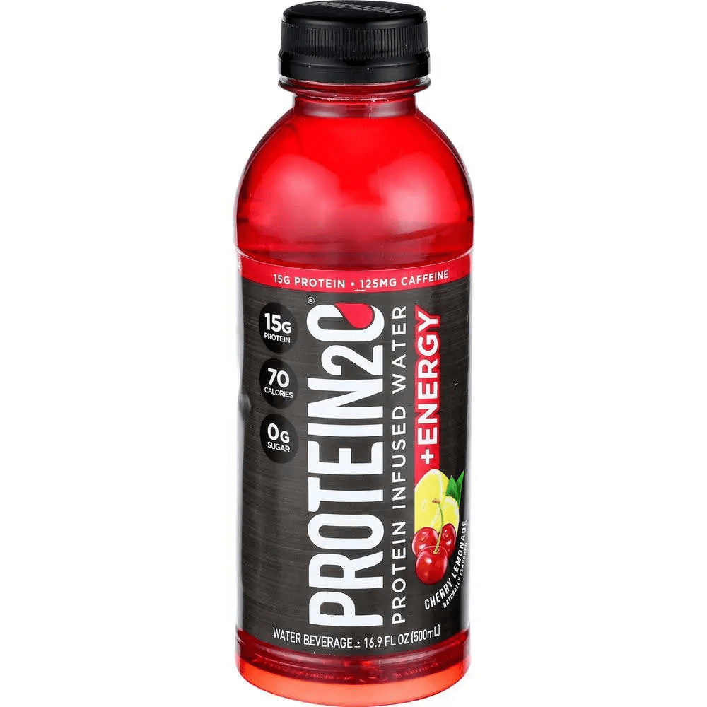 Protein2O Cherry Lemonade Protein Infused Water + Energy Beverage, 16.9