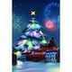 thumbnail image 1 of Pintura taladro diamante (DE1825) 5D DIY tanque árbol de Navidad redondo Kit imagen completa 40x50cm FLhrweasw Nuevo, 1 of 1