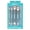Light Pastel Blue, variant on URBAN POP Dual-Ended Makeup Brush Set, 5-Piece Beauty Brush Collection with Soft Bristles