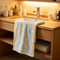thumbnail image 6 of Kyusrd Hand Towels for Bathroom,Cotton Soft Absorbent Decorative Hand Towel for Face Spa Bath Gym Kitchen,Yellow,33x72cm, 6 of 6