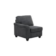 thumbnail image 5 of Leo Dark Gray Woven 5 Seater Sofa and Ottoman, 5 of 10