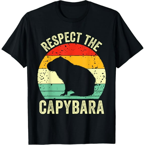 Capybaras Shirt Respect The Capybara Cavy Rodent Lover kids T-Shirt