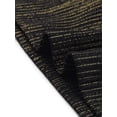 thumbnail image 5 of Camisa de manga larga Allegra K Brillante Negro Brillante XL, 5 of 5