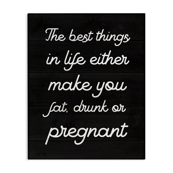 Stupell Industries Rustic Lodge Funny Best Things In Life Canvas Art, 16 x 20, by Lil' Rue