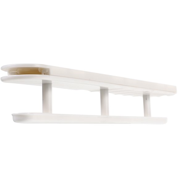 unbranded Closet Mounted Clothes Hanger Retractable Storage Racks White