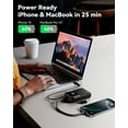 thumbnail image 6 of INIU Power Bank, 100W 25000mAh PD Fast Charging Laptop Portable Charger for MacBook iPhone 16 15 14 Samsung S23 S22, White, 6 of 7