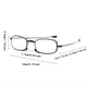 thumbnail image 3 of Gafas de lectura plegables y portátiles para hombre y mujer Gafas con antena Patas telescópicas Gafas de lectura con filtro de luz azul, 3 of 8