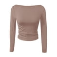 thumbnail image 3 of Autumn/Winter Slim Fit One Shoulder Long Sleeve T Shirt For Women Versatile Top Women's plus Size Summer Tops Womens Jacket plus Size Sexy plus Size Womens plus Sized Tops Womens plus Size Tunic Tops, 3 of 4