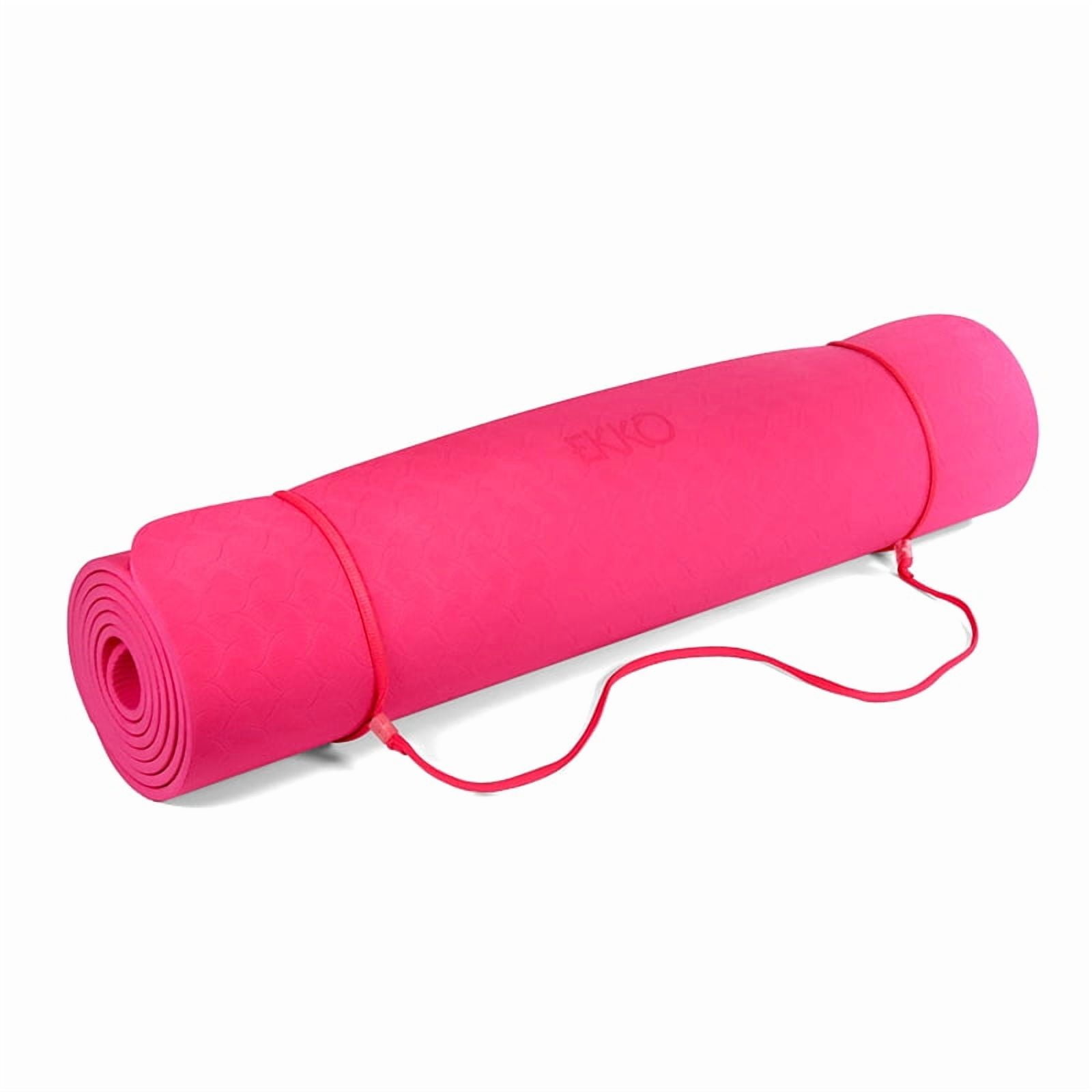 The Workout Mat 6mm ピンクとグレー 各2枚の合計4枚